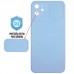 Capa para iPhone 12 Mini - Emborrachada Cam Protector Azul Claro